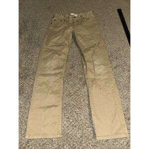 Levis Jeans Womens Sz 12 Reg Tan Khaki 511 Slim Stretch White Tab Classic Preppy